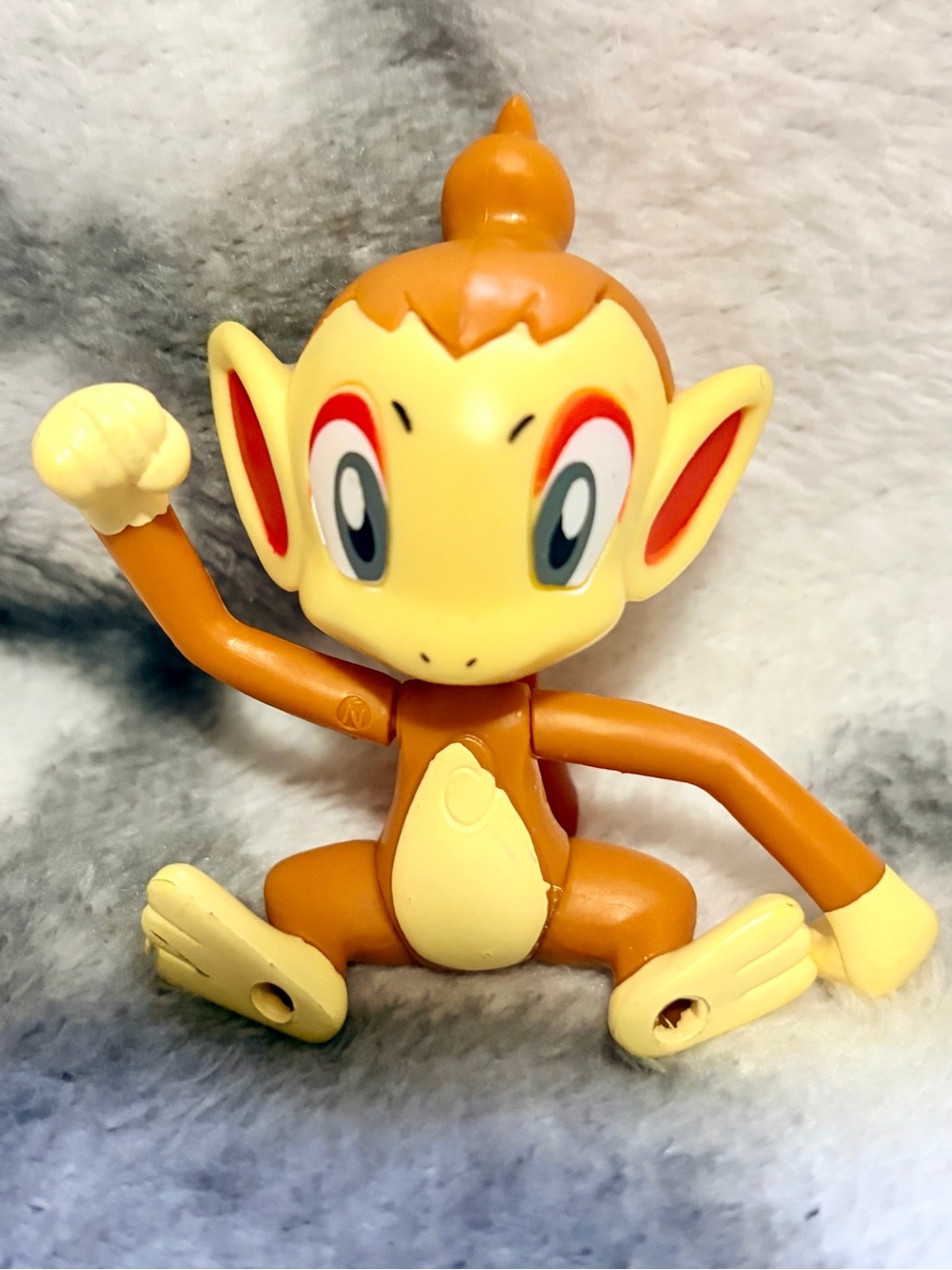 2007 Pokémon “Chimchar” 3” Posable PVC Plastic Figurine by JAKKS Pacific